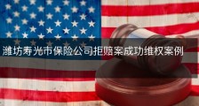 潍坊寿光市保险公司拒赔案成功维权案例