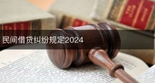 民间借贷纠纷规定2024
