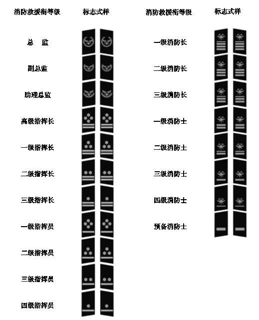 2023年最新中华人民共和国消防救援衔标志式样和佩带办法全文