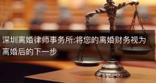 深圳离婚律师事务所:将您的离婚财务视为离婚后的下一步