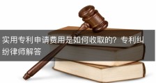 实用专利申请费用是如何收取的？专利纠纷律师解答